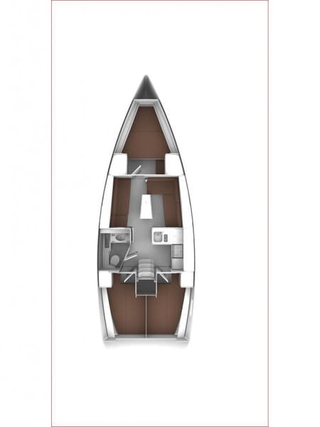 Charter Rental Sailboat Sofija in Croatia Layout | Yacht4Less
