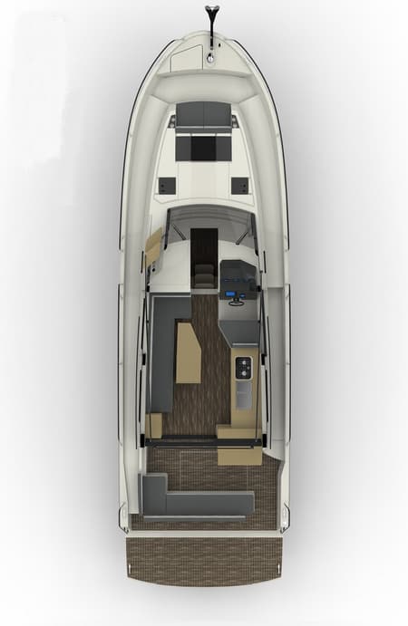 Charter Rental Motorboat Maya Bay 3 in Croatia Layout | Yacht4Less