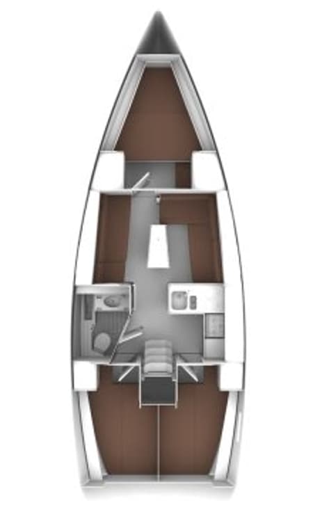 Charter Rental Sailboat John K in Greece Layout | Yacht4Less