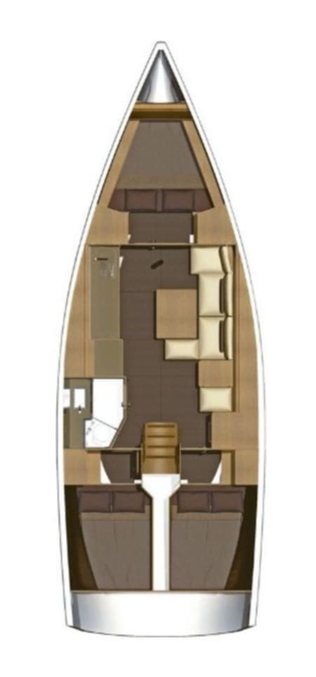 Charter Rental Sailboat Siroko in Greece Layout | Yacht4Less