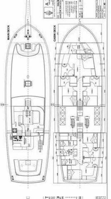 Charter Rental Gulet Saint Luca in Croatia Layout | Yacht4Less