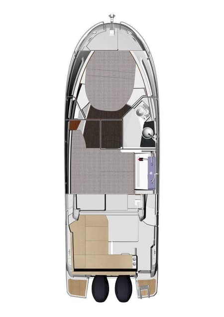 Charter Rental Motorboat Calypso in Croatia Layout | Yacht4Less