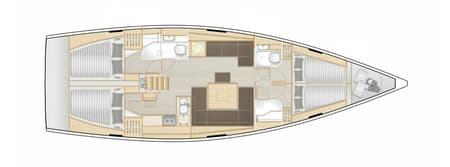 Charter Rental Sailboat C-Ya in Greece Layout | Yacht4Less