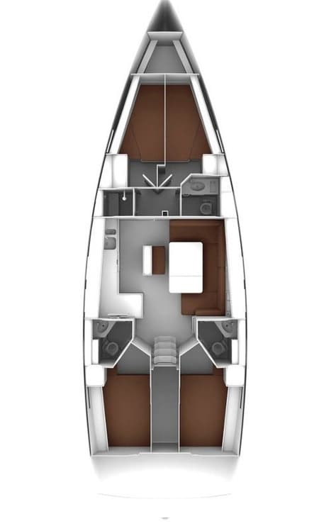 Charter Rental Sailboat Zulu in Turkey Layout | Yacht4Less