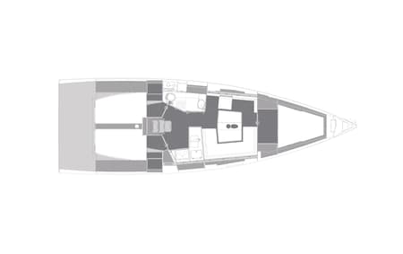 Charter Rental Sailboat Elaya in Croatia Layout | Yacht4Less