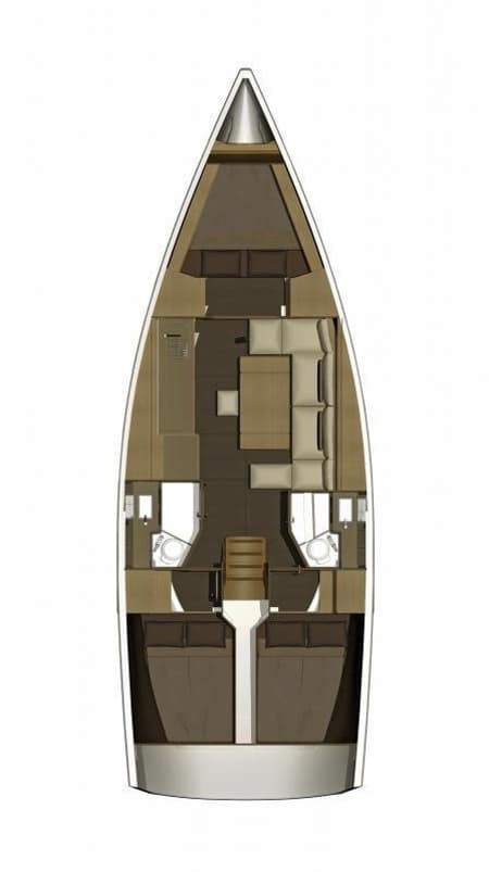 Charter Rental Sailboat Louise in Croatia Layout | Yacht4Less