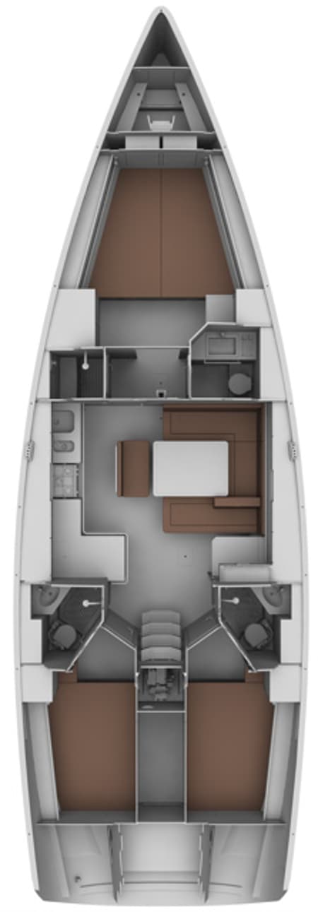 Charter Rental Sailboat Shoogle in Turkey Layout | Yacht4Less