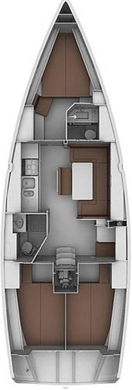 Charter Rental Sailboat La Gioia  in Croatia Layout | Yacht4Less