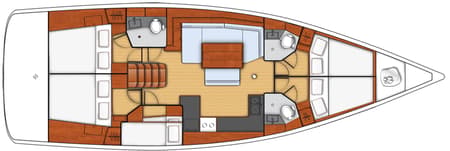Charter Rental Sailboat Anthea in Italy Layout | Yacht4Less