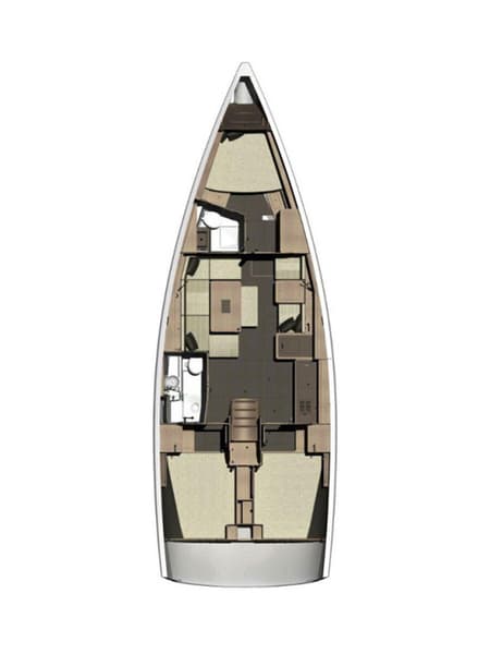Charter Rental Sailboat Amazing in Croatia Layout | Yacht4Less