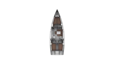 Charter Rental Sailboat Saffron in Greece Layout | Yacht4Less