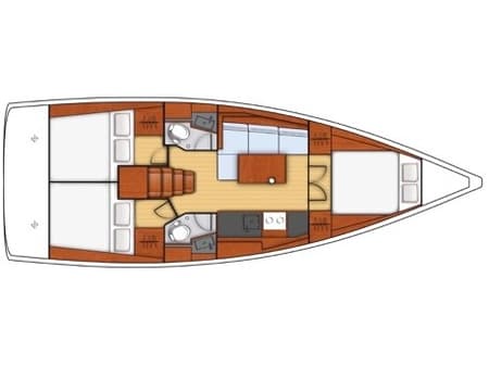 Charter Rental Sailboat Missy in Turkey Layout | Yacht4Less