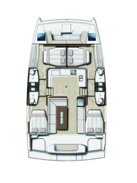 Charter Rental Catamaran Atos in Croatia Layout | Yacht4Less