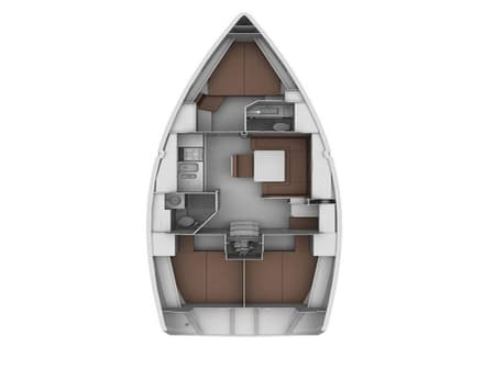 Charter Rental Sailboat Priceless in Turkey Layout | Yacht4Less