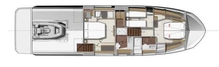 Charter Rental Motorboat Shaft in Croatia Layout | Yacht4Less