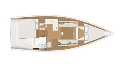 Charter Rental Sailboat Smile Planet in Italy Layout | Yacht4Less