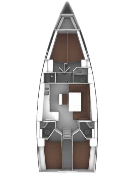 Charter Rental Sailboat Io in Greece Layout | Yacht4Less