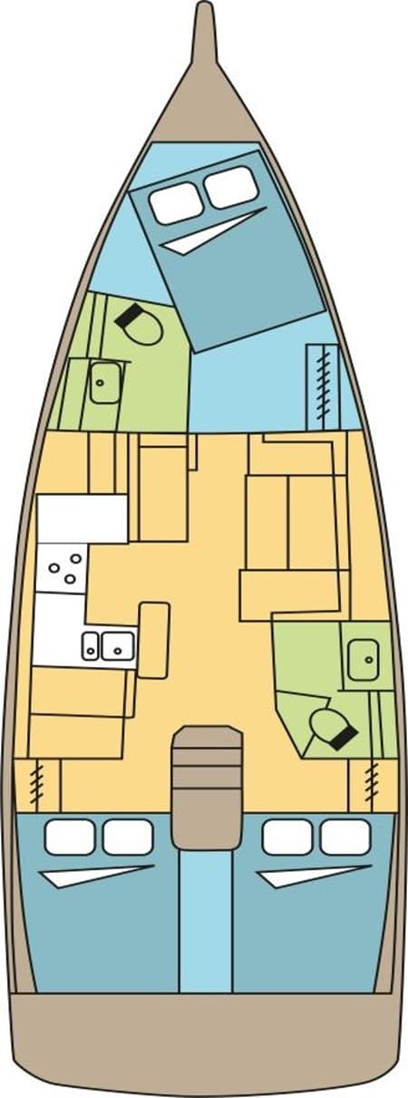 Charter Rental Sailboat SIPSI in BVI Layout | Yacht4Less