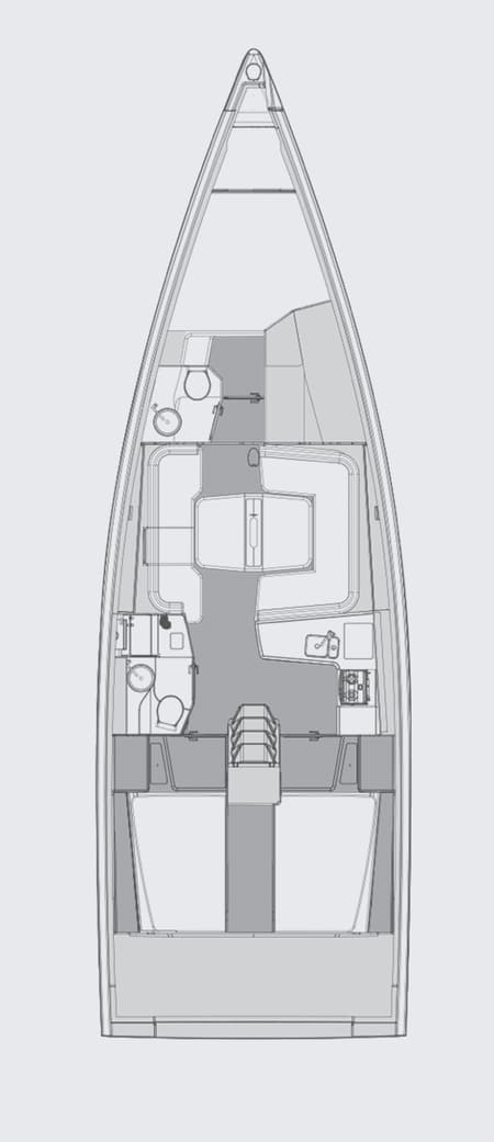 Charter Rental Sailboat Iron Man in Croatia Layout | Yacht4Less
