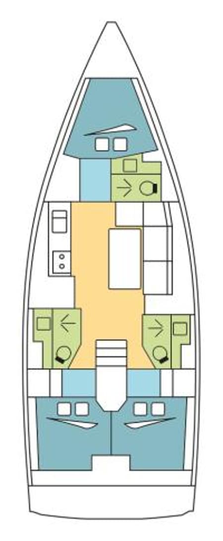 Charter Rental Sailboat MATMAX in BVI Layout | Yacht4Less
