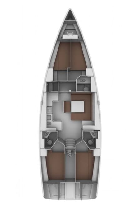 Charter Rental Sailboat Kalev in Croatia Layout | Yacht4Less