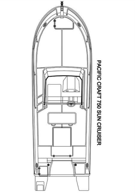Charter Rental Motorboat No Name in Croatia Layout | Yacht4Less