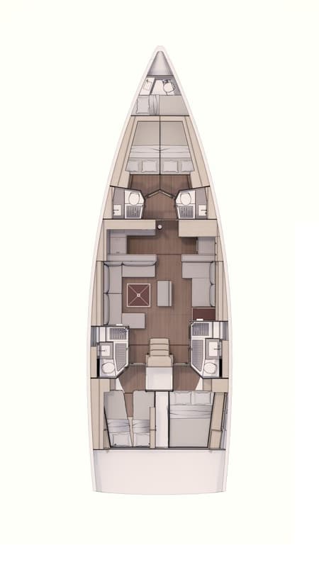 Charter Rental Sailboat Fat Bottom Girl in BVI Layout | Yacht4Less