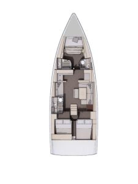 Charter Rental Sailboat Knot Online in BVI Layout | Yacht4Less