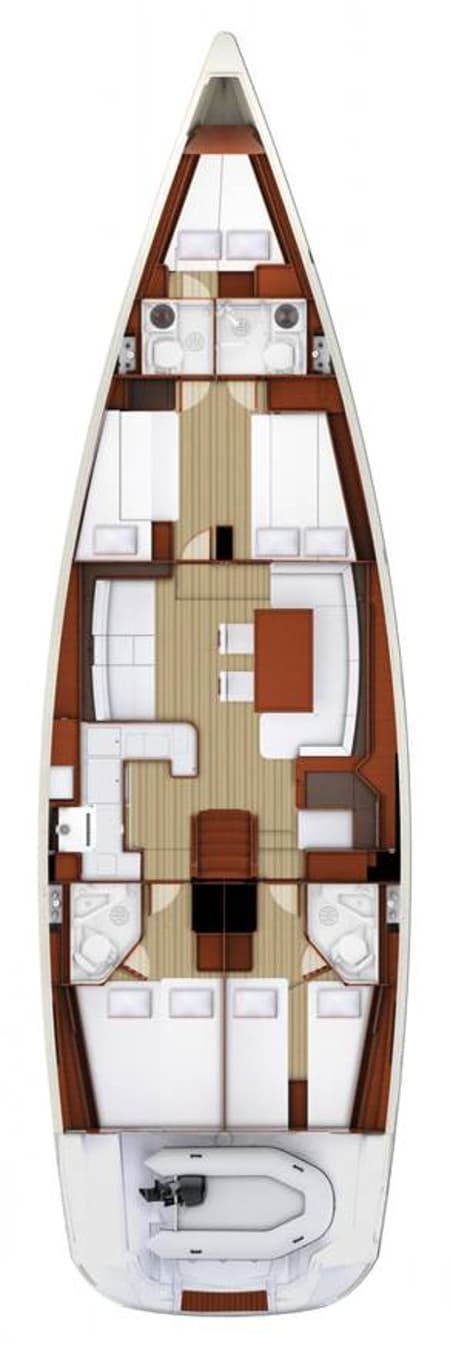 Charter Rental Sailboat Padraigin II in USA Layout | Yacht4Less