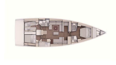 Charter Rental Sailboat Liliana Bella in USA Layout | Yacht4Less