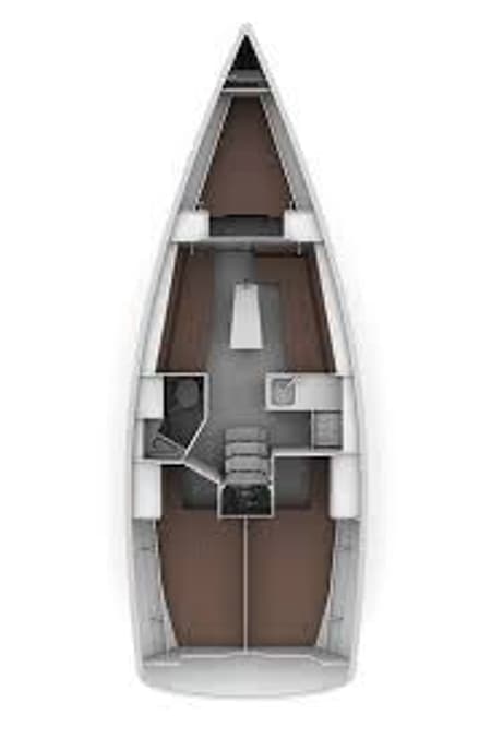 Charter Rental Sailboat Roko in Croatia Layout | Yacht4Less