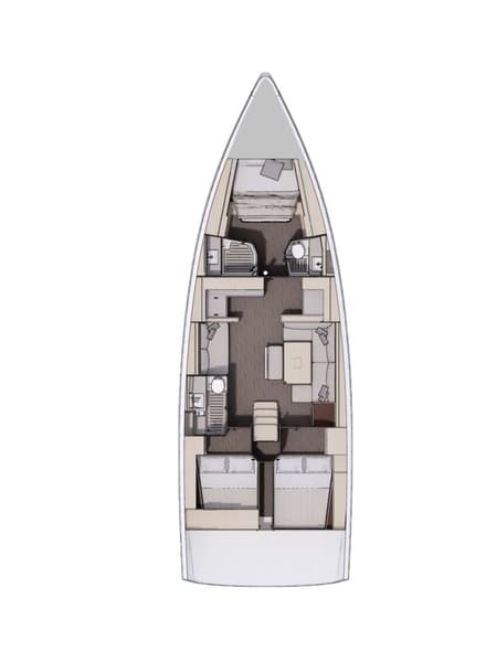 Charter Rental Sailboat Shandy Breeze in BVI Layout | Yacht4Less