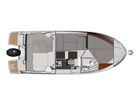 Charter Rental Motorboat Frida in Croatia Layout | Yacht4Less