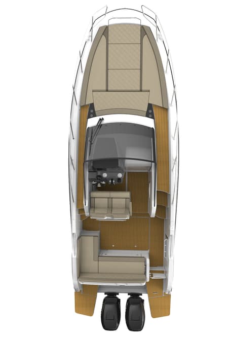 Charter Rental Motorboat Summer Dream in Croatia Layout | Yacht4Less