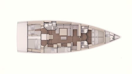 Charter Rental Sailboat Agnese in Italy Layout | Yacht4Less
