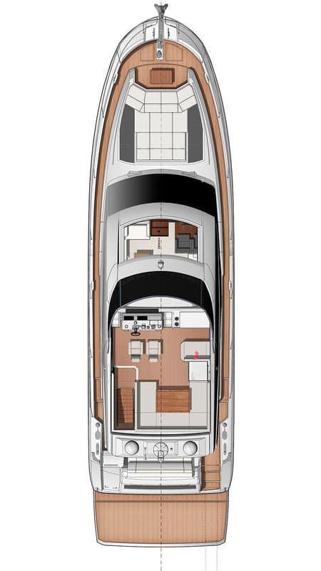 Charter Rental Motorboat Simul in Croatia Layout | Yacht4Less