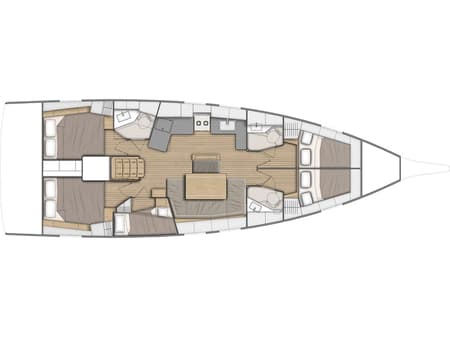 Charter Rental Sailboat BreezY in Turkey Layout | Yacht4Less