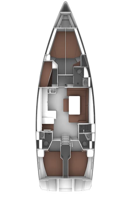 Charter Rental Sailboat Morillon in Croatia Layout | Yacht4Less