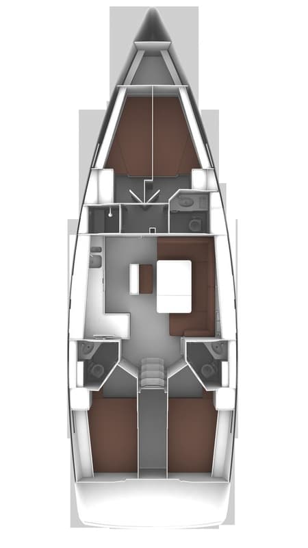 Charter Rental Sailboat Jenga in Turkey Layout | Yacht4Less