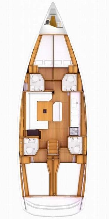 Charter Rental Sailboat In A Silent Way in Italy Layout | Yacht4Less