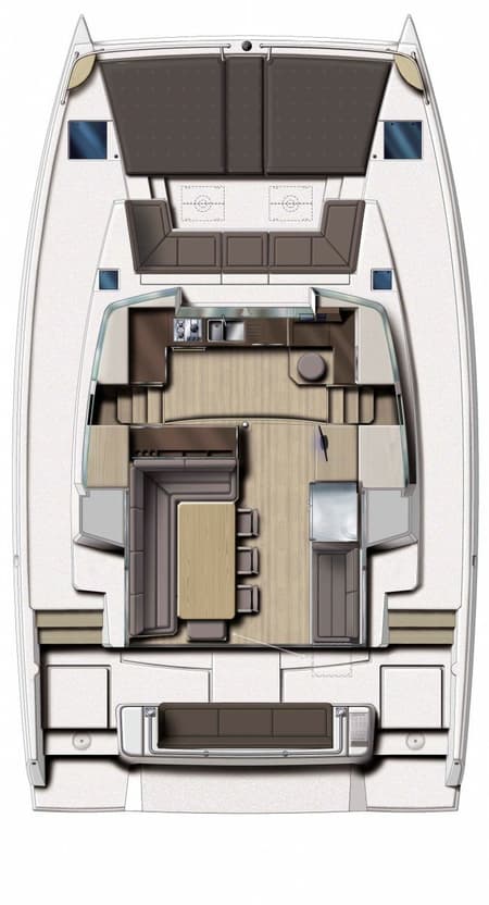 Charter Rental Catamaran Antares in Seychelles Layout | Yacht4Less