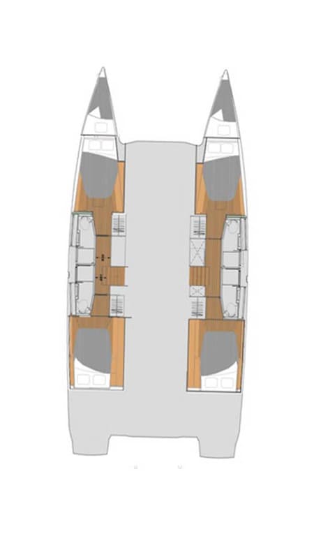 Charter Rental Catamaran Limin'_X in BVI Layout | Yacht4Less