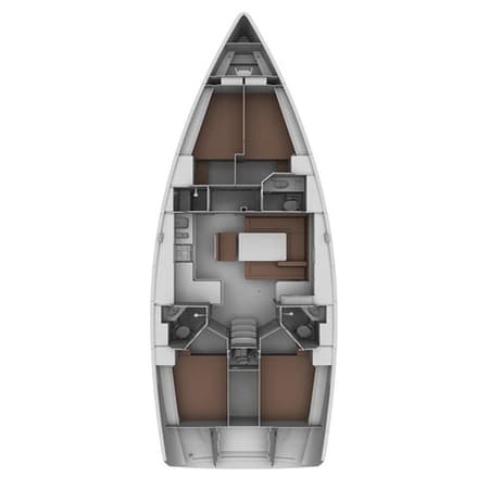 Charter Rental Sailboat Aquaholic in Turkey Layout | Yacht4Less
