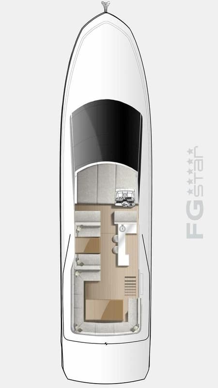 Charter Rental Motorboat FGstar in Croatia Layout | Yacht4Less