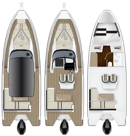 Charter Rental Motorboat Ryck 280 in Croatia Layout | Yacht4Less