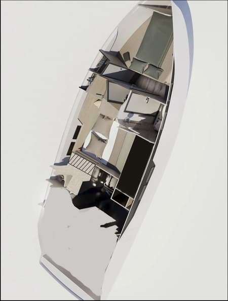 Charter Rental Motorboat Lili in Croatia Layout | Yacht4Less