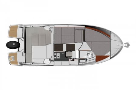Charter Rental Motorboat Nemo in Croatia Layout | Yacht4Less