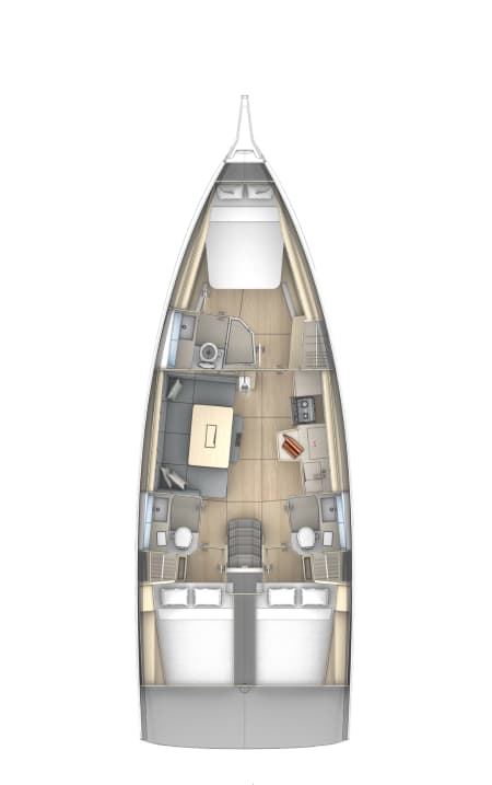 Charter Rental Sailboat Los Angeles in Turkey Layout | Yacht4Less