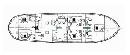 Charter Rental Gulet Sole in Croatia Layout | Yacht4Less