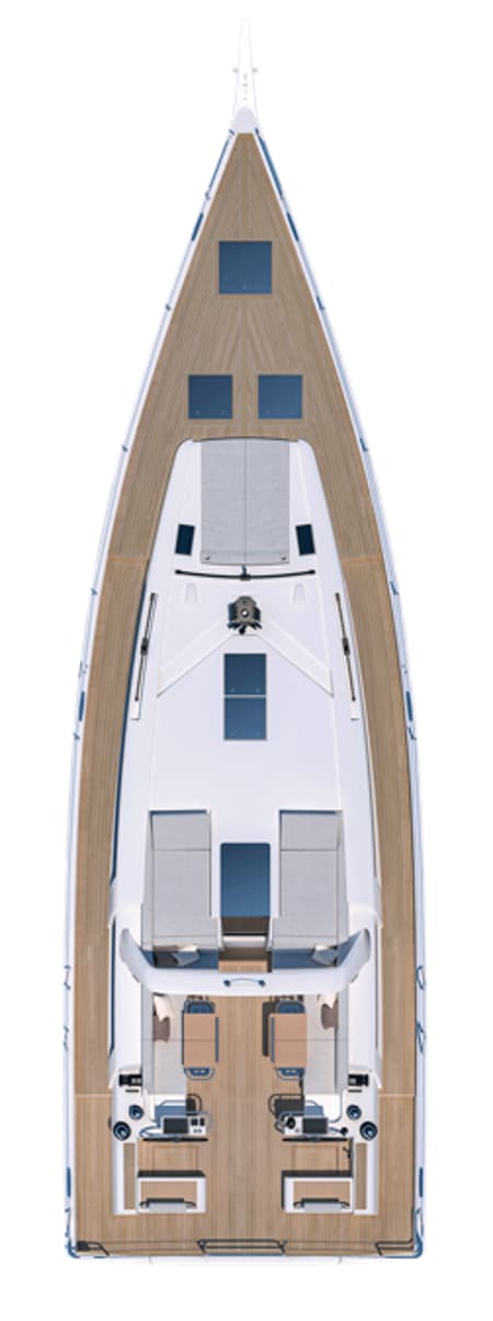 Charter Rental Sailboat White Bird  in Croatia Layout | Yacht4Less